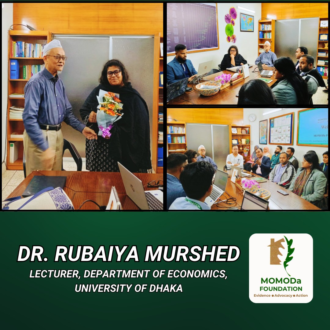 MOMODa FOUNDATION Welcomes Dr. Rubaiya Murshed