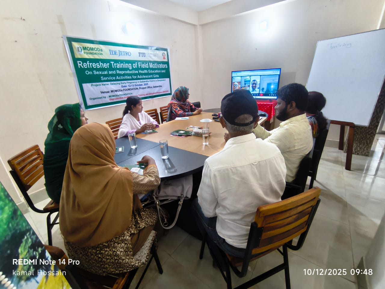 MOMODa FOUNDATION is pleased to share that the two-days long “Refresher Training of Field Motivators” under the IDE-DEP Project has officially begun!