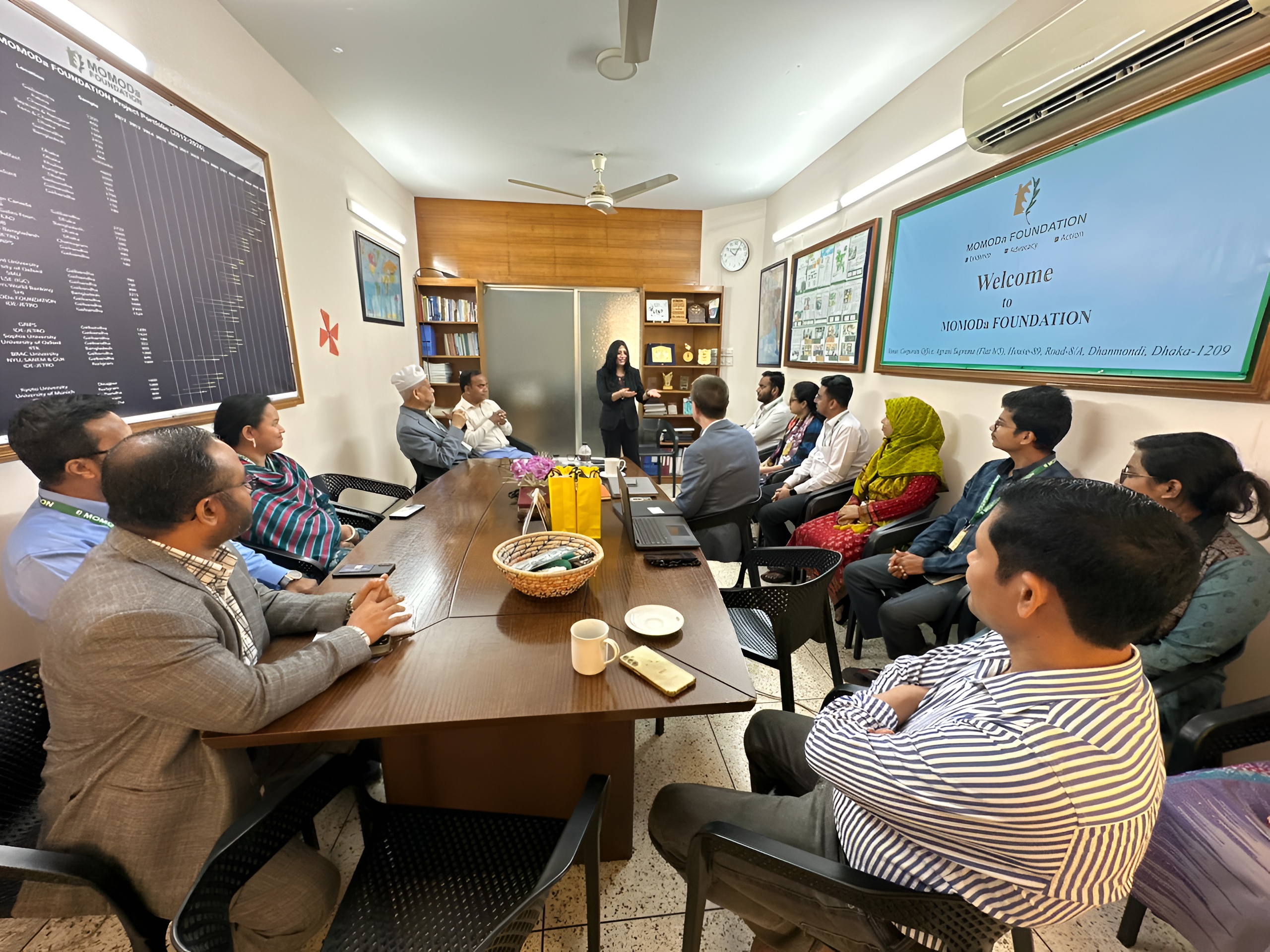  A collaborative meeting among MOMODa FOUNDATION, VisionSpring, and BRAC JPEG was successfully held today at the MOMODa FOUNDATION Corporate Office.