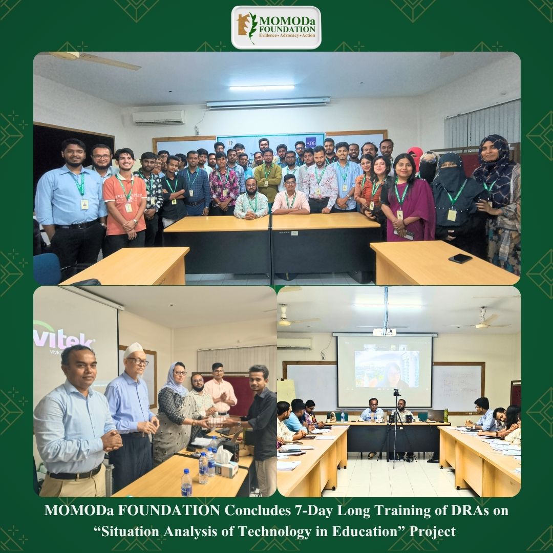 𝐌𝐎𝐌𝐎𝐃𝐚 𝐅𝐎𝐔𝐍𝐃𝐀𝐓𝐈𝐎𝐍 𝐂𝐨𝐧𝐜𝐥𝐮𝐝𝐞𝐬 𝟕-𝐃𝐚𝐲 𝐓𝐫𝐚𝐢𝐧𝐢𝐧𝐠 𝐨𝐟 𝐃𝐢𝐬𝐭𝐫𝐢𝐜𝐭 𝐑𝐞𝐬𝐞𝐚𝐫𝐜𝐡 𝐀𝐬𝐬𝐢𝐬𝐭𝐚𝐧𝐭𝐬